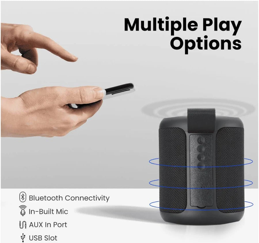Portronics SoundDrum P 20W Portable Bluetooth Speaker