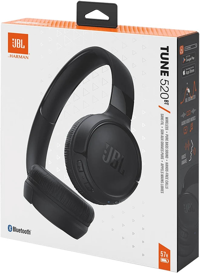 JBL Tune 520BT Wireless On Ear Headphones